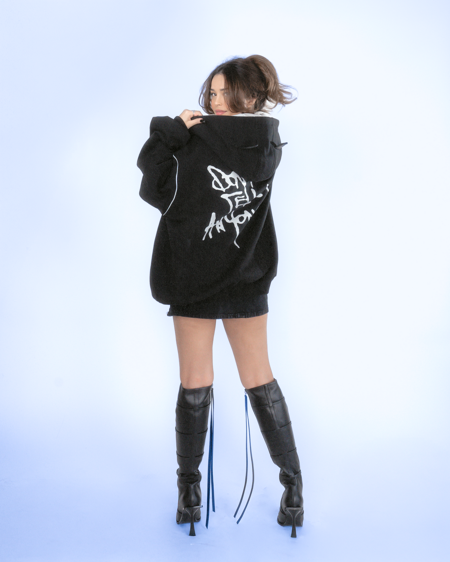 [PREORDER] POKI DEVIL QUARTER ZIP HOODIE